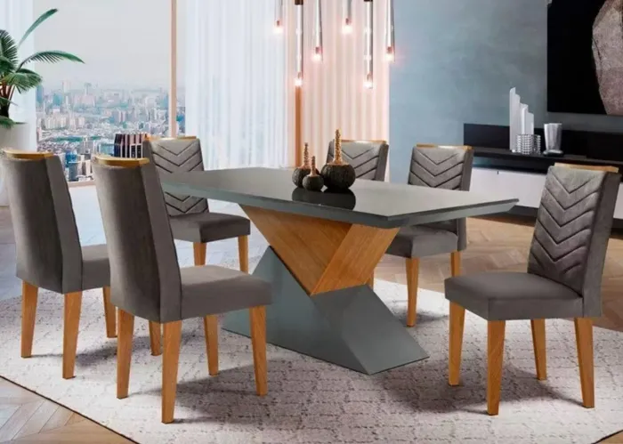 Mesa 6 cadeiras