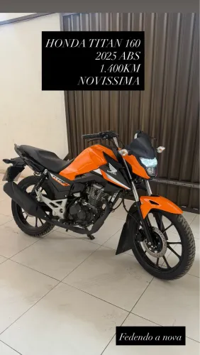 Titan 160 ABS 2025 novíssima vendo/troco