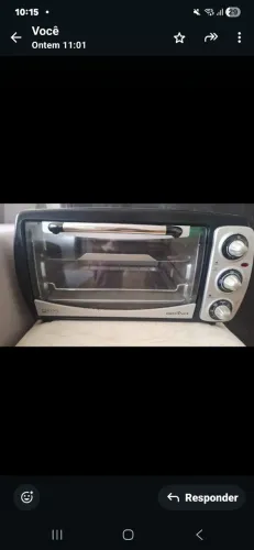 Forno Elétrico Britânia 28L em perfeito estado de conservação