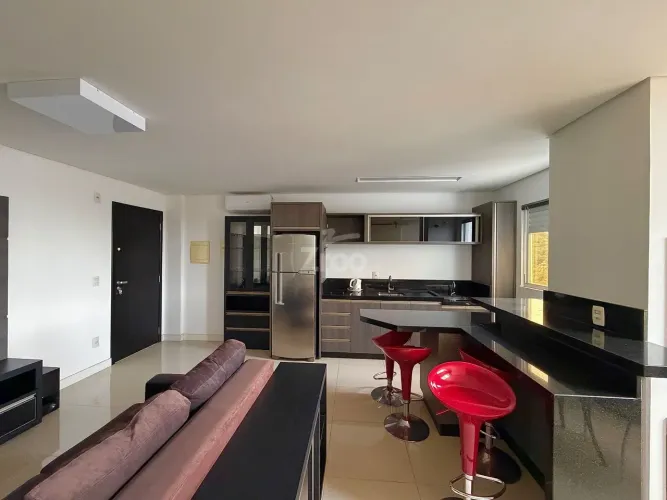 Apartamento com 1 dormitório para alugar, 60 m² por R$ 3.200/mês - Centro - Blumenau/SC