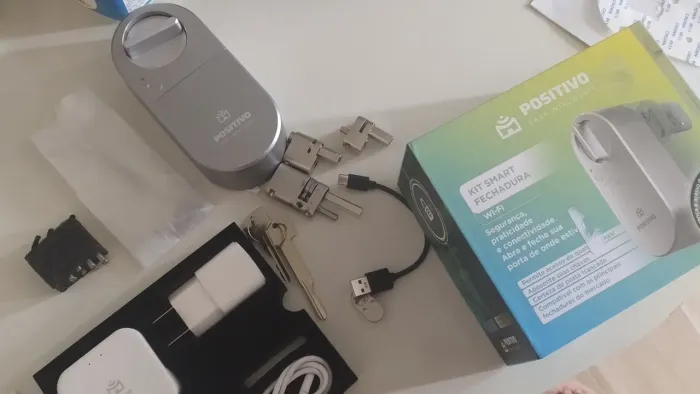 Kit Fechadura Smart Wi-Fi Positivo com Hub