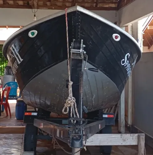 Lancha Marajó 19 Levefort +Motor 70  HP / barco com Carreta +Sonar Garmim +Som Náutico e++