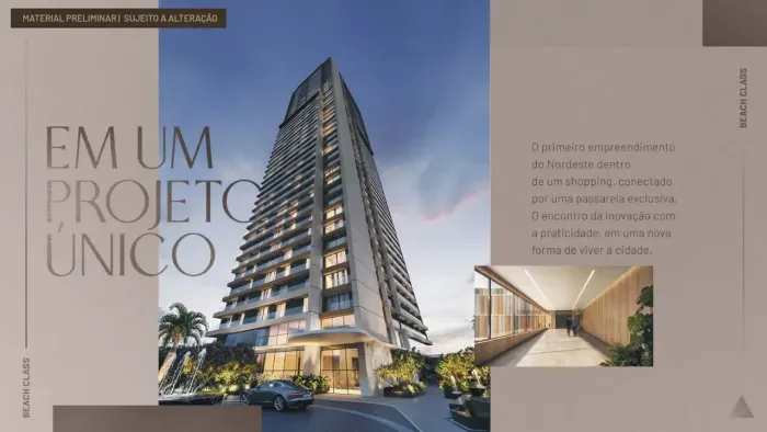 APARTAMENTO QUARTO E SALA 35M² A 40M² - VEM AI O BEACH CLASS BAHIA