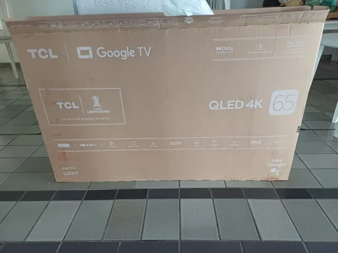 Caixa de TV tcl 65 polegadas 