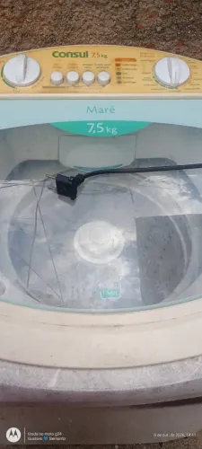 Máquina de lavar Consul maré 7,5kg para retirada de peças.