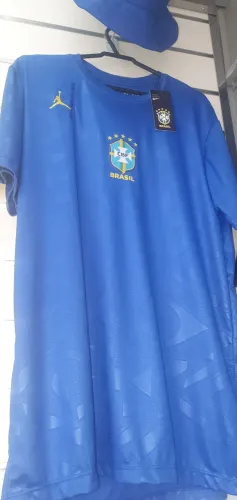 Blusa do Brasil Dry Fit Azul 