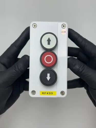 BOTOEIRA SEM FIO DE 3 CANAIS - SUBIR, PARAR E DESCER | SONOFF OU RF 433 MHz