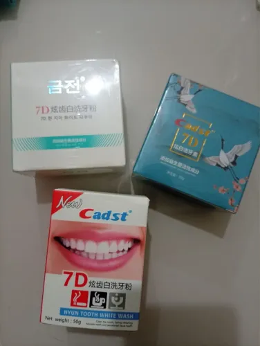 ? KIT COM 3 CLAREADORES DENTAIS 7D ? 50g CADA! ?