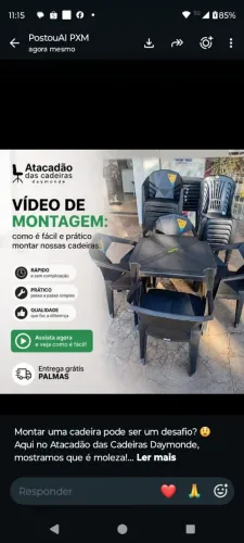 Cadeira de plástico daymonde