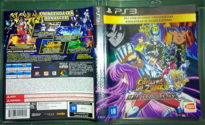 Os Cavaleiros do Zodíaco - Alma dos Soldados (PS3) Raro - Oportunidade