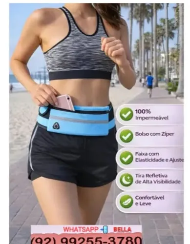 POCHETE ESPORTIVA UNISEX ACADEMIA CORRIDA