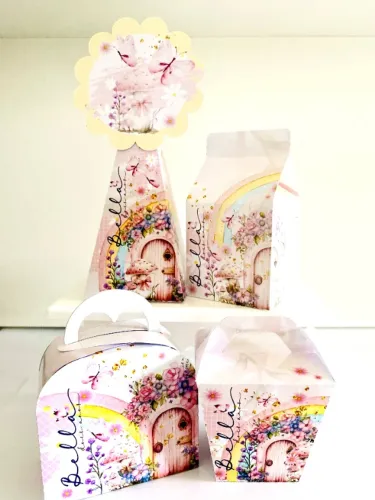 Caixas Personalizadas para Aniversário - Jardim Encantado