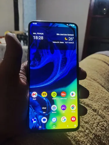 Samsung A80 , 128Gb / 8Gb RAM, tela super amoled, digital na tela, top!!