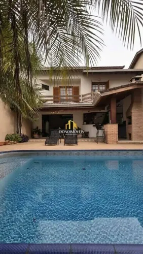 Sobrado 313 m² 3 suítes 4 vagas piscina Parque dos Pássaros SBC alto padrão