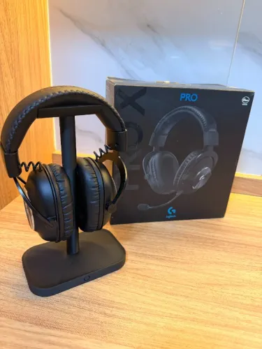 Headset Gamer Logitech G PRO X Preto - PN 981-000817