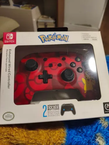 Controle Nintendo switch Power A enhanced pokémon - NOVO