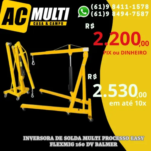 Guincho Hidráulico Girafa dobrável 2 Toneladas Vilubri