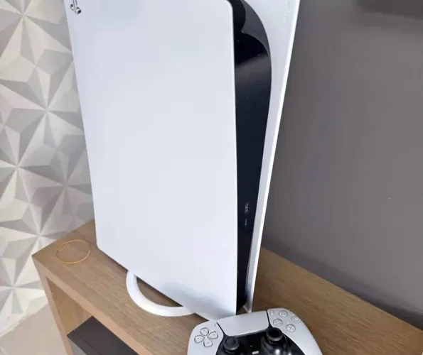 PlayStation 5 completo com caixa, nota e acessórios lindo