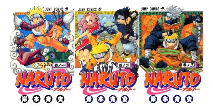 Naruto 1, 2 e 3 - Edição Japonesa