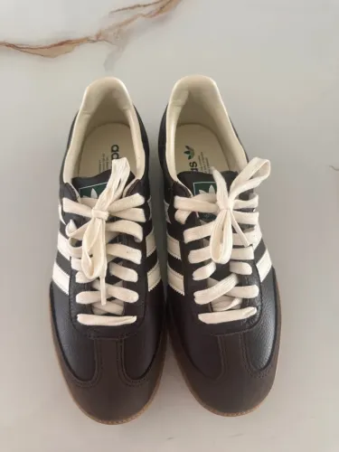Tênis Adidas Samba OG Dark Brown / Off White / Gum