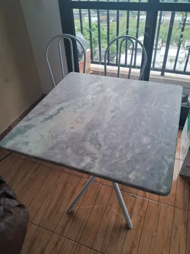 Mesa de Marmore 75x75 no Tucuruvi