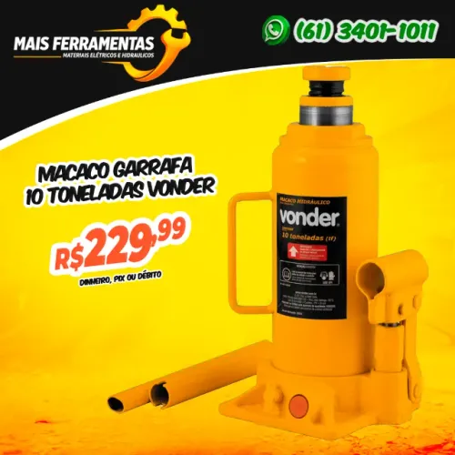 Macaco Garrafa 10 Toneladas Vonder