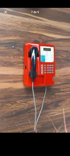 Telefone orelhão antigo pra decoração
