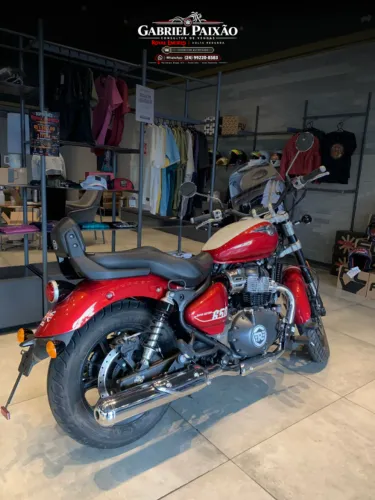 ROYAL ENFIELD SUPER METEOR 650cc CELESTIAL RED 2026/2027 - GABRIEL PAIXÃO