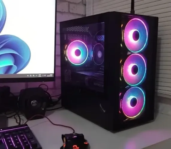 Computador PC Gamer Workstation (RTX 3060 12GB, Ryzen 5600)