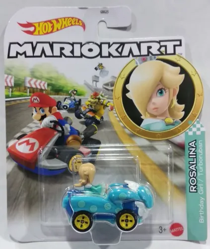 Hot Wheels Mario kart Rosalina Birthday girl / Turboruban