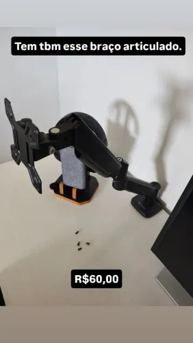 Braço articulado monitor