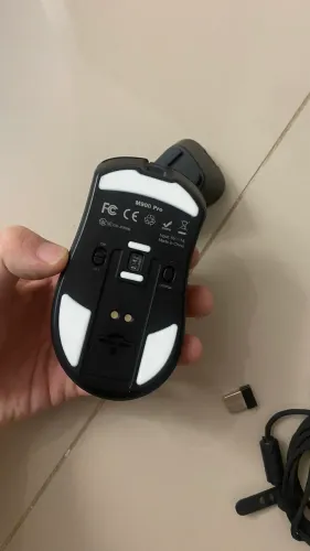 Delux m900 pro mouse para jogos sem fio ergonômico 8k