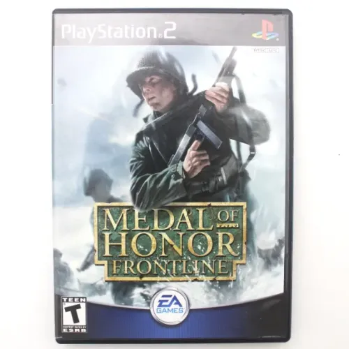 Medal of Honor Frontline para PlayStation 2 completo e em perfeito estado de conservação