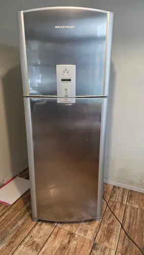 Geladeira Brastemp Duplex Frost Free Inox com Painel Digital