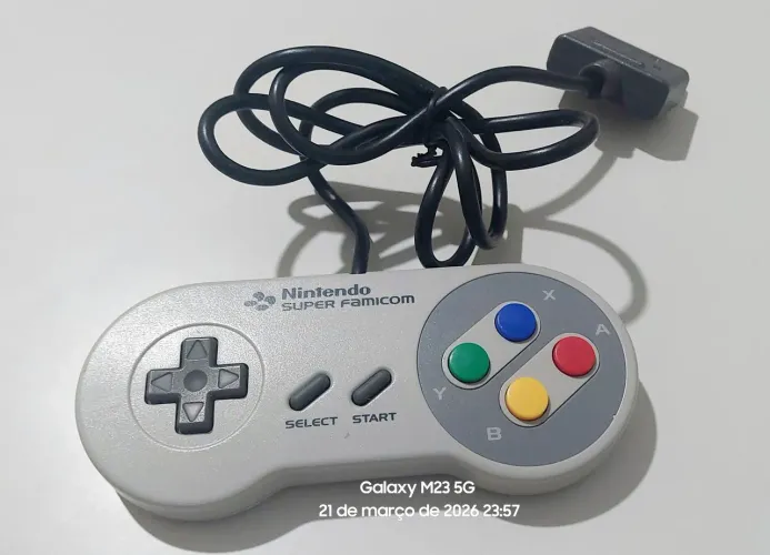 CONTROLE ORIGINAL SUPER NINTENDO FAMICOM 