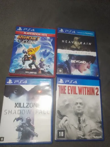 Vendo ou troco jogos de PS4 , procuro Bloodborne,  the calisto protocol, leia a descrição 