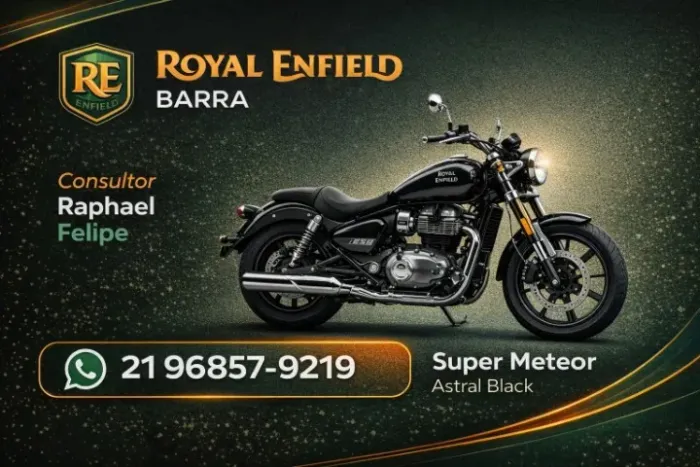 SUPER METEOR 650CC 26/26 0KM  RAPHAEL FELIPE   2 1 9 6 8 5 7 9 2 1 9