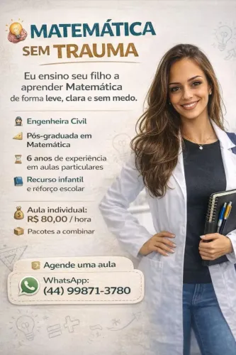 ? Reforço Escolar de Matemática | Matemática Sem Trauma | Maringá, Sarandi e Marialva