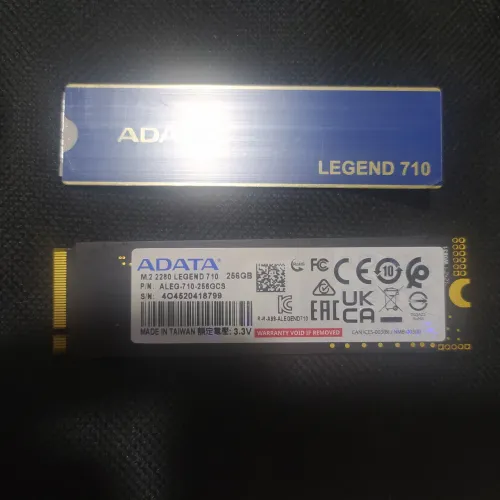 NVMe ADATA Legend 710 256GB Novo