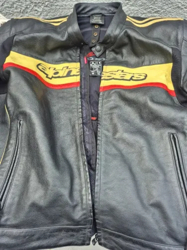 Jaqueta couro Alpinestars Dyno 