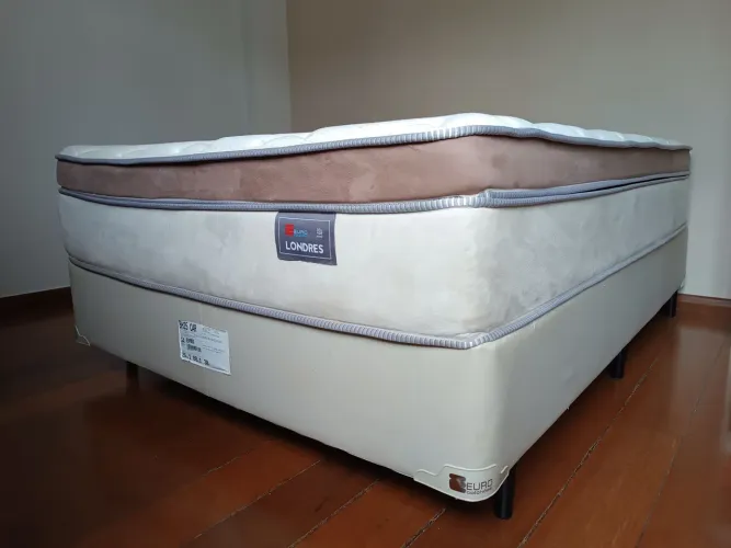Cama Box Casal - Euro Colchões