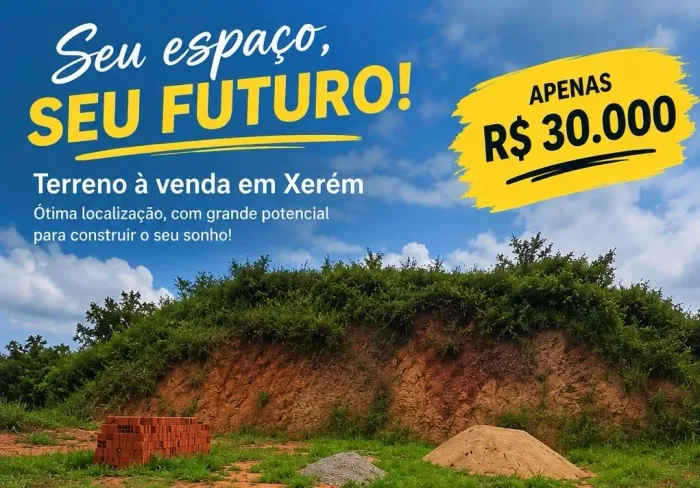 Terreno apenas 30 mil aceito carro como troca