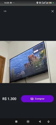 Vendo tv Smart Tcl 43 Semi nova
