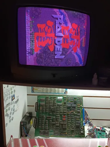 PLACA FLIPERAMA RAIDEN JAMMA 