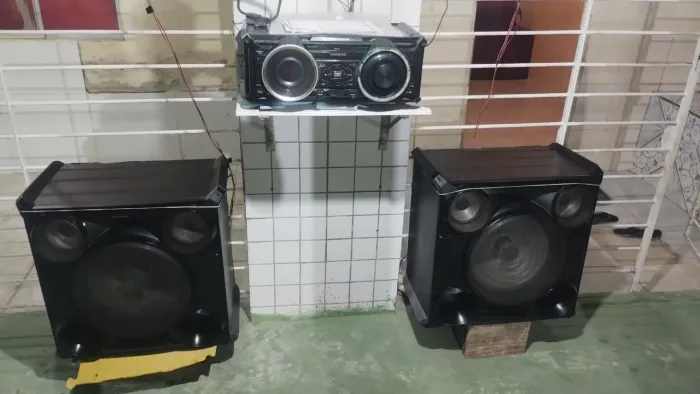 Mini System Samsung Potente - 2 Caixas Grandes - Funciona Tudo / Ótimo Estado