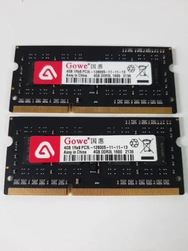 Memória RAM Gowe, 4GB, 1600MHz, DDR3 - 2 peças