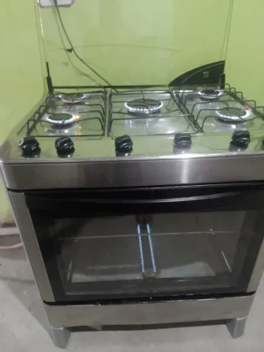 Fogão 5 Bc inox (entrego )