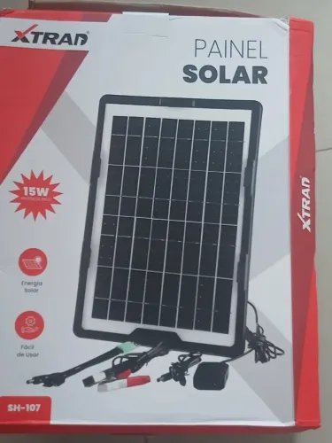 Vendo Painel Solar de alta qualidade e carreg. dispositivos eletr. R$270, *