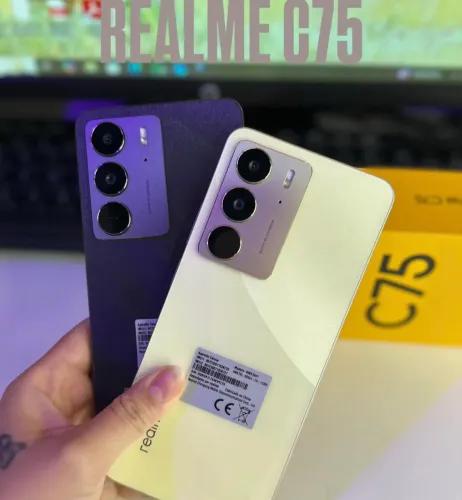 Celular Realme c75 256GB ROM 08GB RAM LACRADO GARANTIA ENTREGAMOS GRÁTIS 