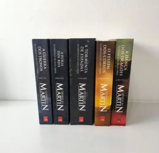 Coleção de livros crônicas de gelo e fogo